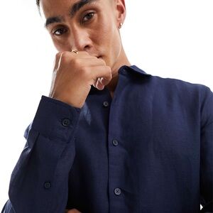 Men's Navy Blue Shirt